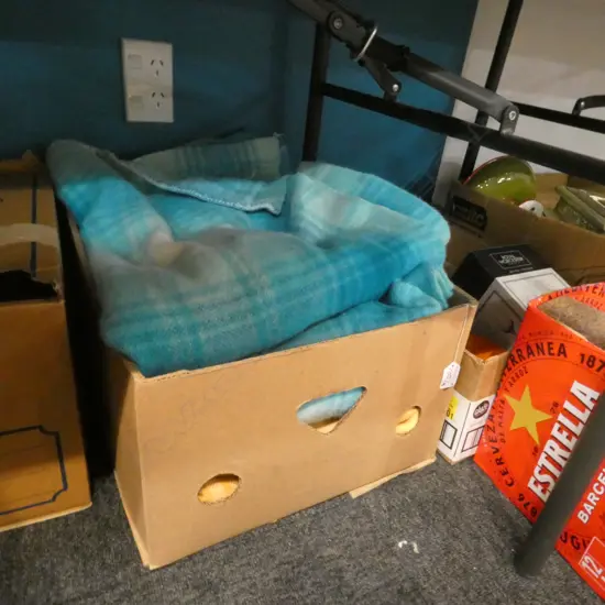 THREE WOOL BLANKETS; PAIR NAPIER MONARCH & ONE 'PRINCESS' ONEHUNGA