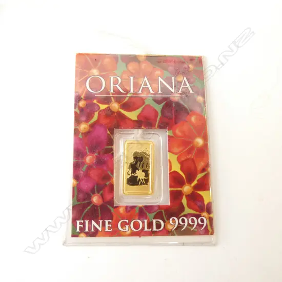 PURE GOLD BAR, PERTH MINT, 1 GRAM