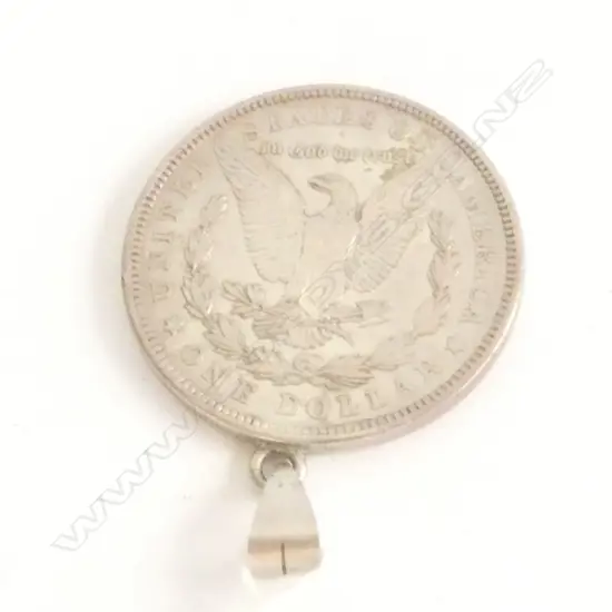 COIN PENDANT, USA 1921 SILVER DOLLAR