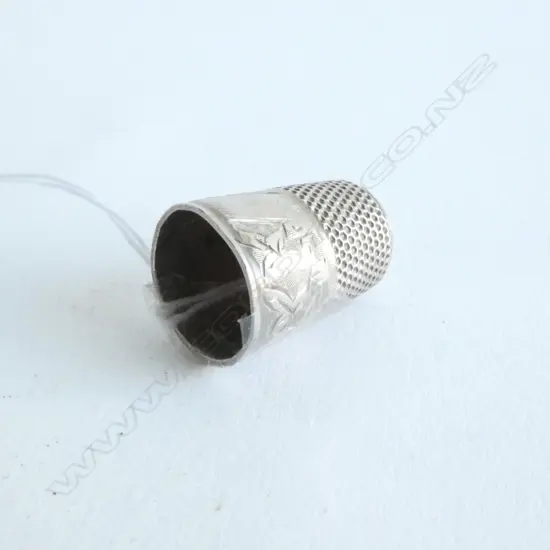 STERLING SILVER THIMBLE, CHESTER 1895