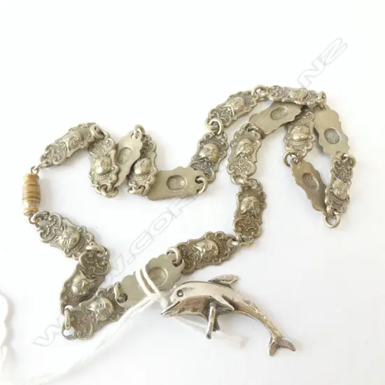 SILVER DOLPHIN PENDANT + NECKLACE