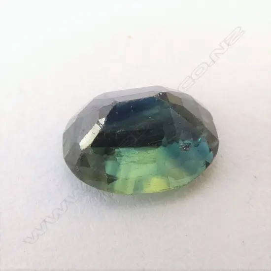 GREEN BLUE SAPPHIRE 1.73ct - VERY GOOD CUT 