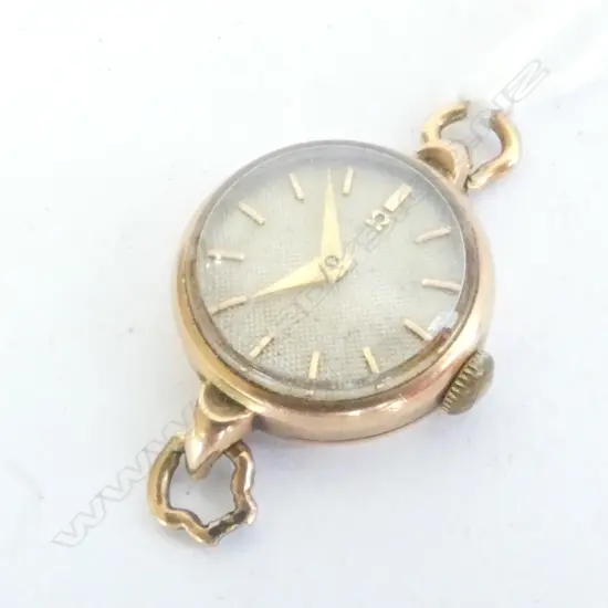 OMEGA LADIES’ WRISTWATCH, 9ct GOLD, 1950s, WORKING, NEEDS STRAP
