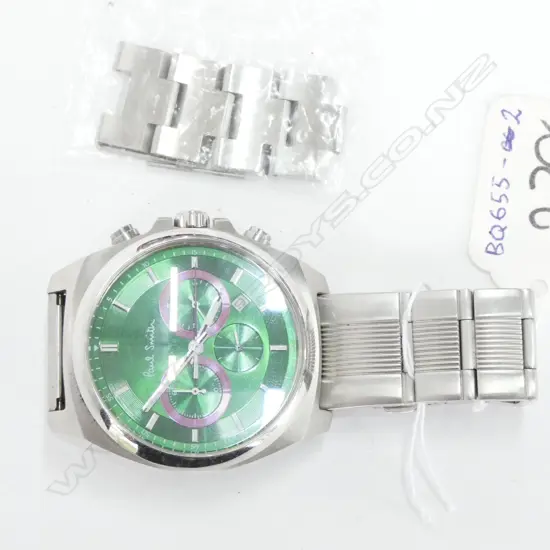 PAUL SMITH WATCH W/ STRAP ADJUSTERS
