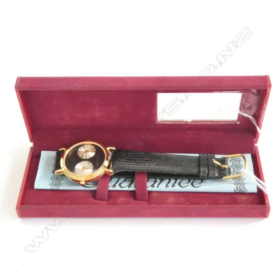 ROYAL BRUNEI QUARTZ WATCH CHRONO, ORIGINAL BOX ETC.