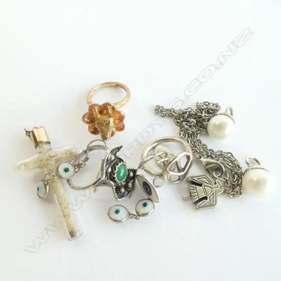 COLLECTION STG, GOLD, PLATE & COSTUME JEWELLERY