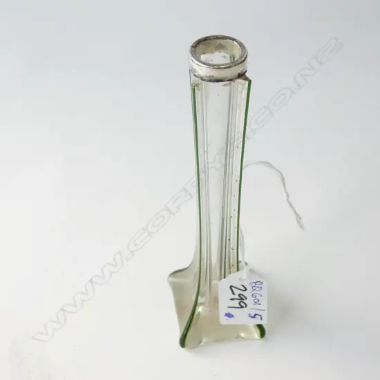 STG TOPPED SPECIMEN VASE B'HAM 1913 H. 165MM