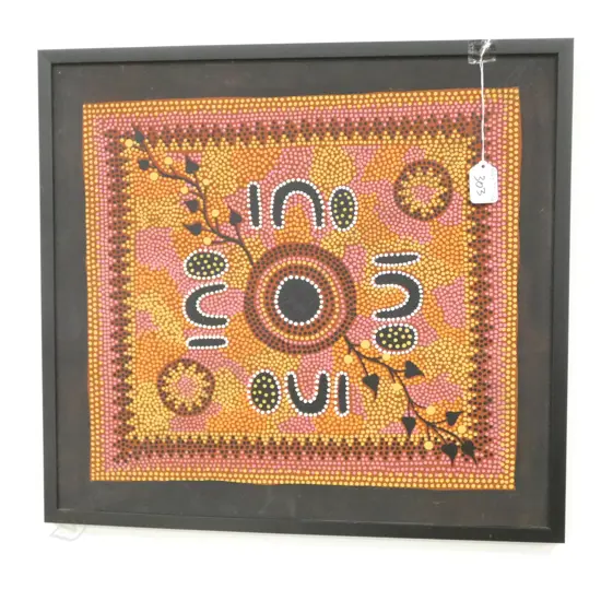 'WILD ORANGE' BY JIM 'BOONGAR' EDWARDS 350 X 390MM