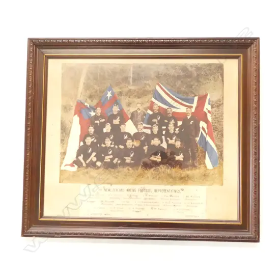THE NEW ZEALAND FOOTBALL REPRESENTATIVES PHOTOGRAPH, JULY 1889
