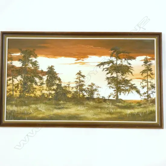 JUDITH MORETON SUNSET ACRYLIC '76 440 X 800MM 