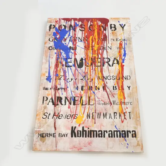 AUCKLAND SUBURBS ART WORK 