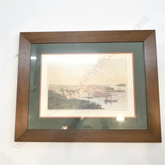 AUCKLAND PRINT IN OAK FRAME 645 X 810MM