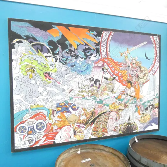 LGE CANVAS CARTOON ARTWORK 1715 X 1215MM