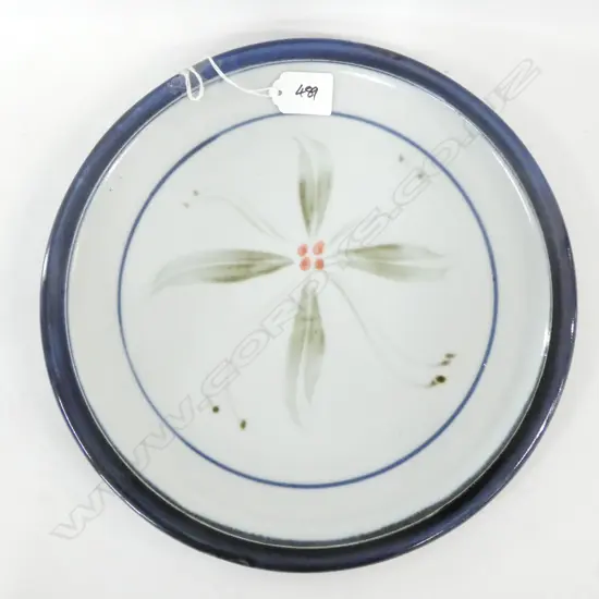 LG GREG BARRON PLATE - IMPRESSED MARK. DIA. 285MM