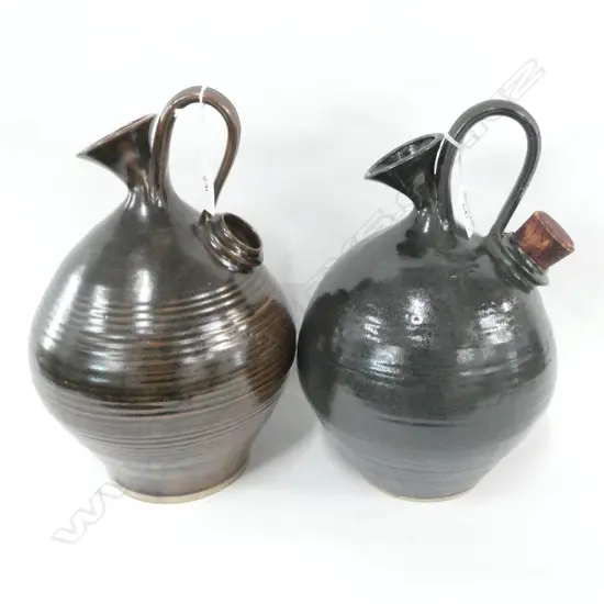 2 RICHARD CADNES CARAFES ONE HANDLE REPAIRED H. 300MM