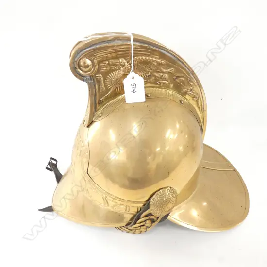 BRASS REPRO N.S.W FIREMAN'S HELMET