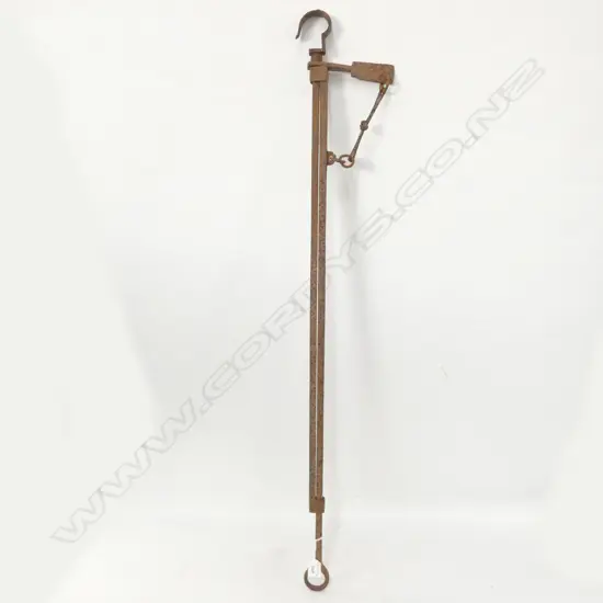 OLD IRON JAPANESE JIZAI KAGI FIRE PLACE SUSPENSION HOOK