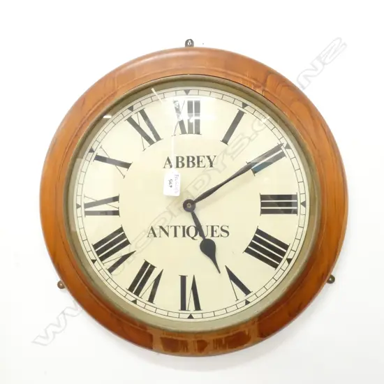 ABBEY ANTIQUES WALL CLOCK 445MM DIA