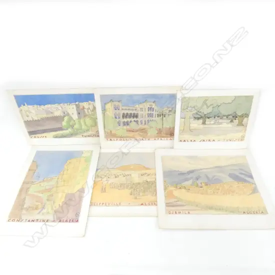 6 JACK HILLIER TUNISIA DRAWINGS 