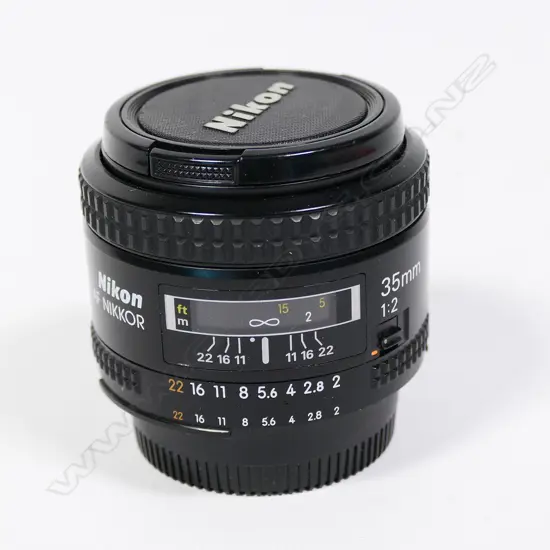 NIKON AF 35MM F2 SLR CAMERA LENS, WITH FRONT & BACK CAPS