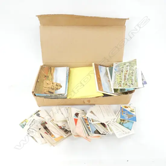 BOX ASSORTED POSTCARDS & CARDS