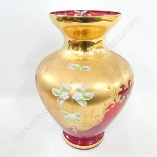 LARGE VENETIAN GLASS VASE H320 MM