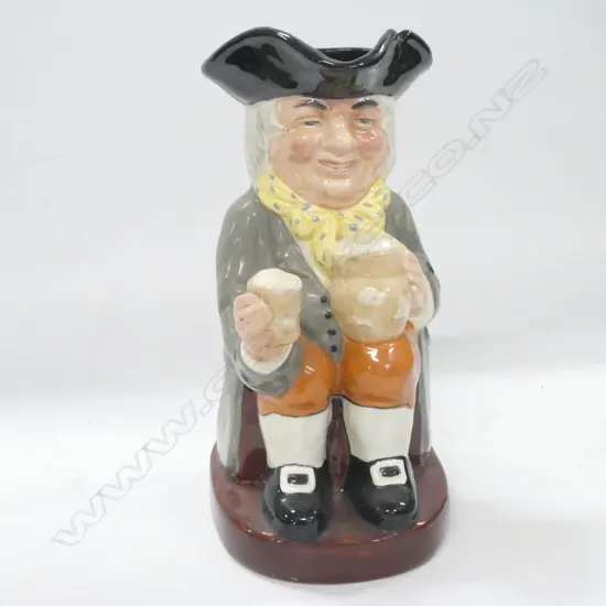 ROYAL DOULTON CHARACTER JUG - 'HAPPY JOHN' H. 225MM