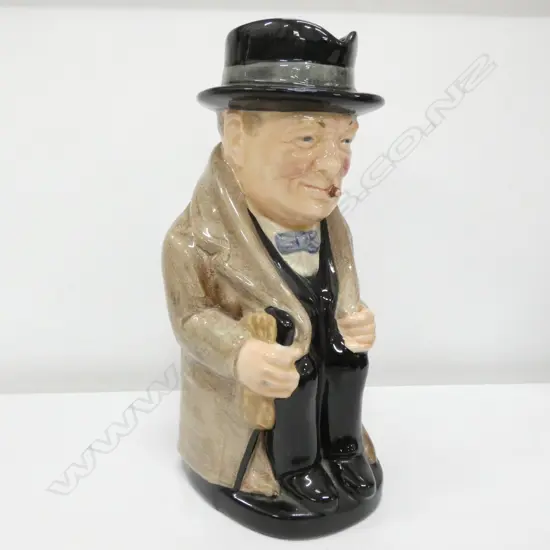 ROYAL DOULTON CHARACTER JUG - 'WINSTON CHURCHILL'  H. 235MM