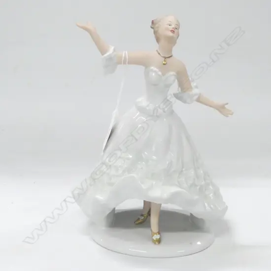 WALLENDORF DANCING LADY FIGURINE H. 220MM