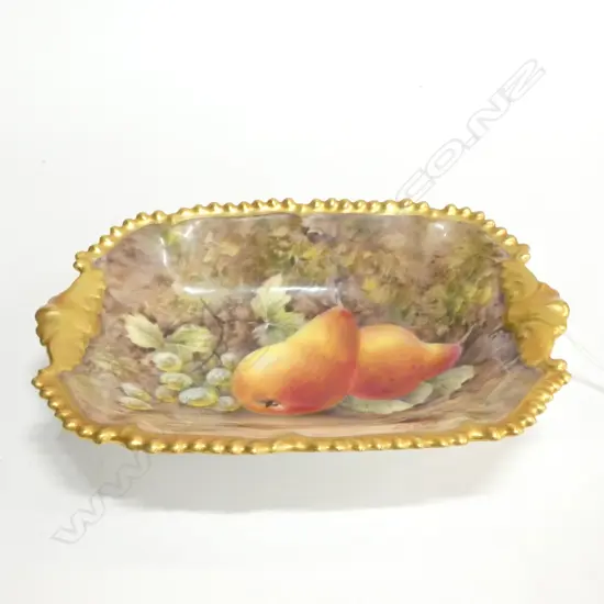 R/WORCESTER H/PAINTED DISH W 170 MM