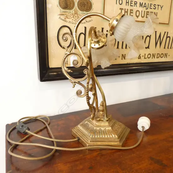 BRASS DESK LAMP 