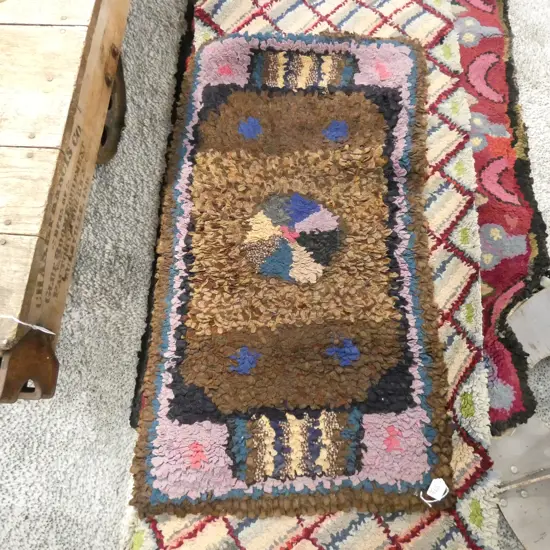 HANDHOOKED RUNNER C1940 L1080 W580