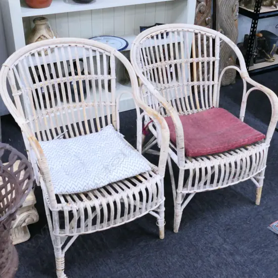 2 CANE CHAIRS