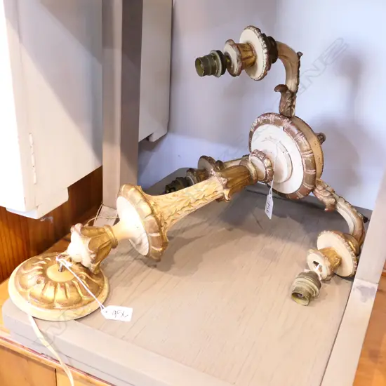 GILT CEILING LIGHT A/F 