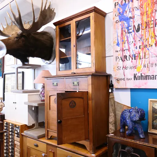SMALL ARTS & CRAFTS OAK DRESSER 