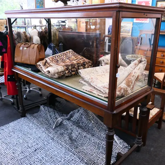 VICTORIAN DISPLAY CABINET H. 1770MM