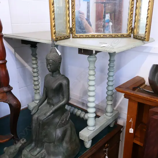 PAINTED COTTON REEL TABLE