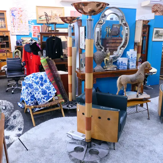 PR POST MODERN NZ NATIVE TIMER & COPPER UPLIGHTS  H2000