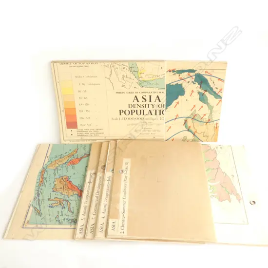 COLLECTION OF WALL MAPS