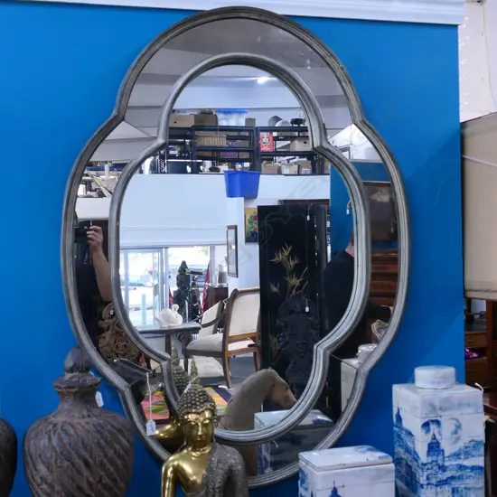 LARGE QUATRAFOIL MIRROR H1970