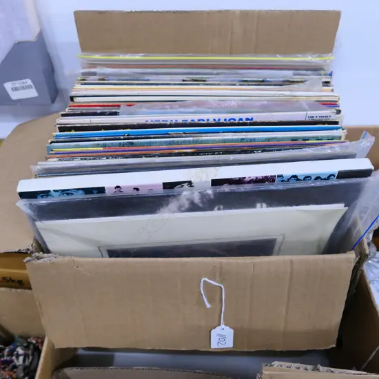 	ASSORTED BOX VINYL RECORDS