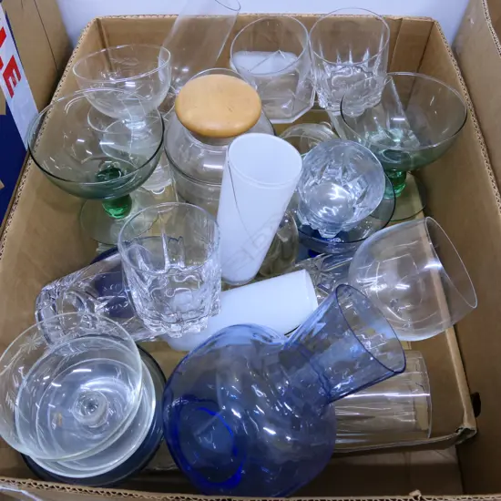 ASST CRYSTAL + GLASSWARE