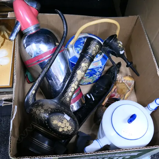 BOX LOT MISC CHINA ETC 