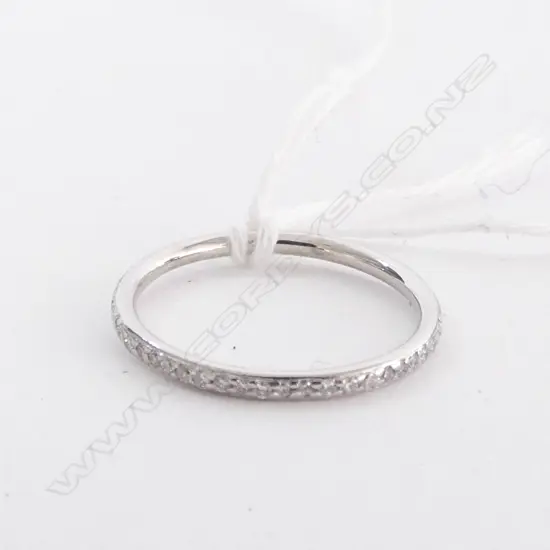 PLATINUM AND DIAMOND ETERNITY BAND