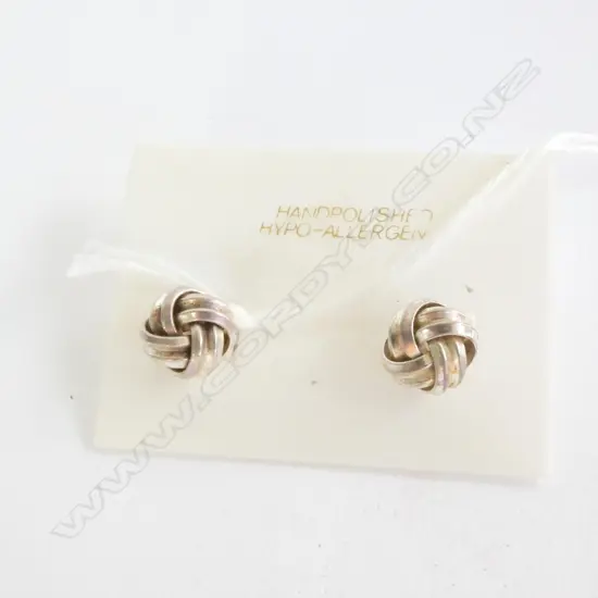 EARRINGS, STERLING SILVER