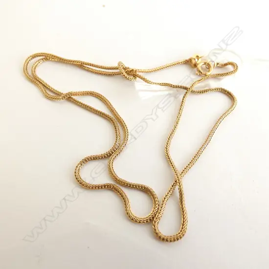 18CT GOLD CHAIN L. 2.3 GRAMS
