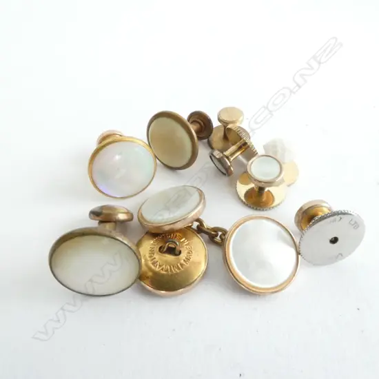 ASSORTMENT OF CUFFLINKS ...NOT ALL PAIRS -10PCS