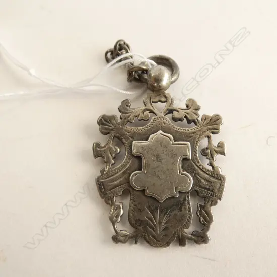 SILVER FOB MEDAL BIRMINGHAM 1897