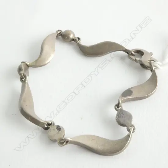 BRACELET, BANGLE, STERLING SILVER RETRO