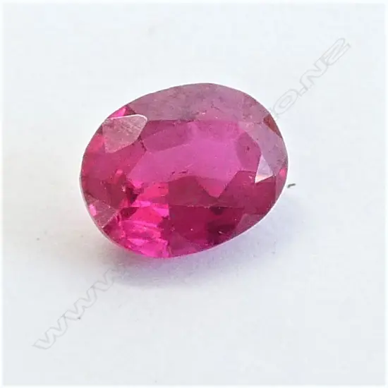 LARGE SYNTHETIC RUBY STONE